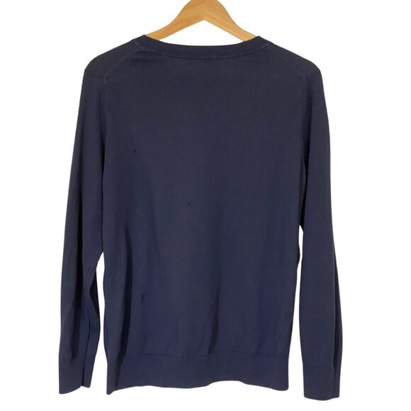 Banana Republic Factory Hedgehog in a Teacup Navy Sweater – SZ L - Picture 2 of 5